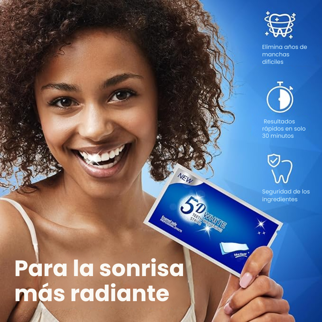 Cintas Blanqueadoras Dentales Pack x7