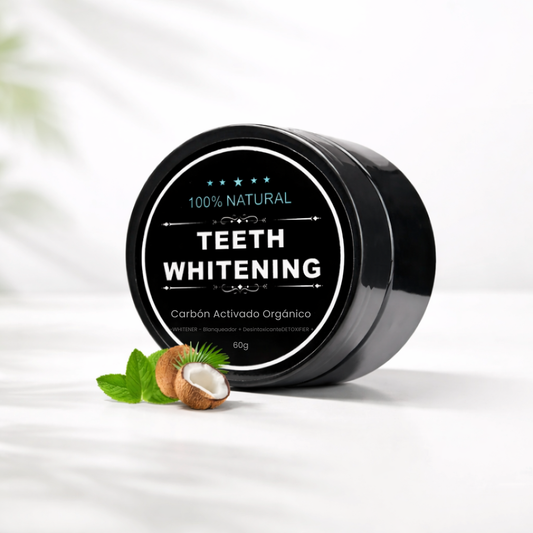 Carbón Activado de Coco para Blanqueamiento Dental