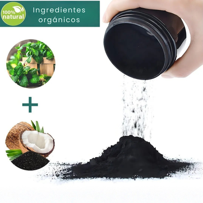 Carbón Activado de Coco para Blanqueamiento Dental