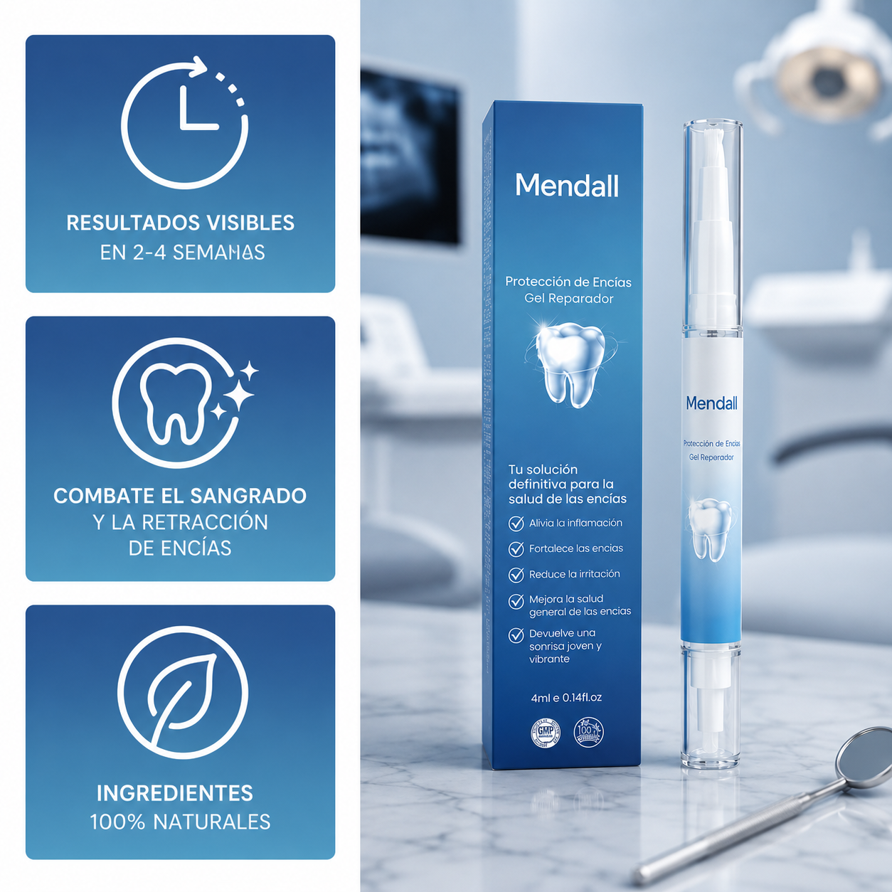 Mendall™ Gel Reparador de Encías