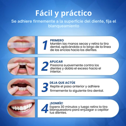 Cintas Blanqueadoras Dentales Pack x7